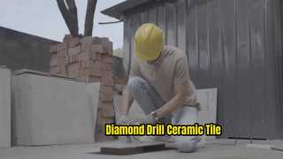 Diamond core drill bits for ceramic